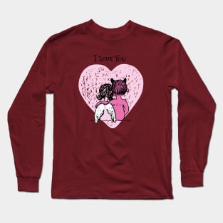 angel & devil love Long Sleeve T-Shirt